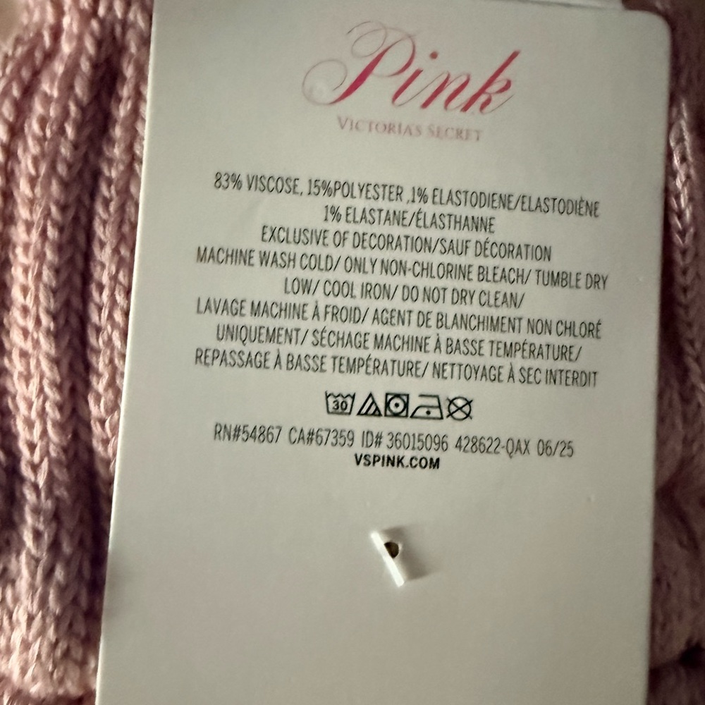 1 Pair- ONLY —BLUE Victoria's Secret PINK Slouch Socks- - Picture 11 of 11